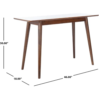 Sasharose Makeup Table - Walnut - Safavieh 6 Sasharose Makeup Table - Walnut - Safavieh - Image 6