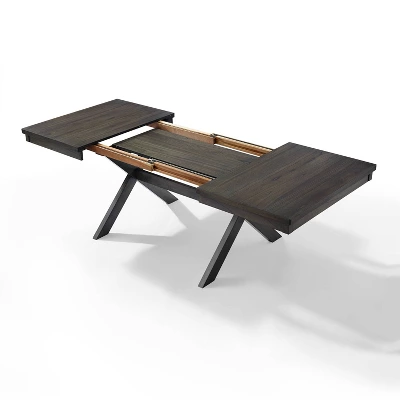 Hayden Extendable Dining Table Slate - Crosley 9 Hayden Extendable Dining Table Slate - Crosley - Image 9