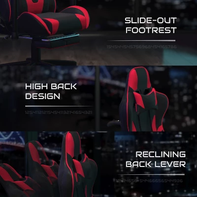 BlackArc Tango Gaming Desk & Chair Set - Reclining Gaming Chair With Slide-Out Footrest & Gaming Desk With Cupholder/Headphone Hook 6 BlackArc Tango Gaming Desk & Chair Set - Reclining Gaming Chair With Slide-Out Footrest & Gaming Desk With Cupholder/Headphone Hook - Image 6