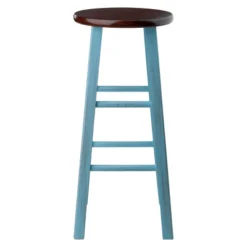 29" Ivy Barstool - Light Blue - Winsome