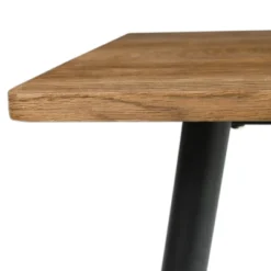 Charls 47'' Rectangle Dining Table With Black Metal 4 Point/Leg -The Pop Maison -Chic Furniture Store GUEST 2e7a33df 29a6 499a b656 3090326ac8b1