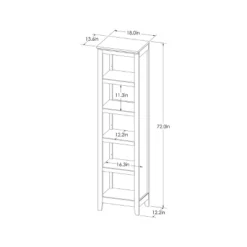 72" Carson Narrow Bookcase - Threshold™ -Chic Furniture Store GUEST 2f5b1add e3dc 46cd a227 07b43a380bc4