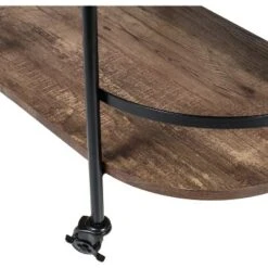 Honey-Can-Do 3 Tier Oval Bar Cart Walnut -Chic Furniture Store GUEST 312820c4 0468 4b29 9a1d 55f0097d0e61