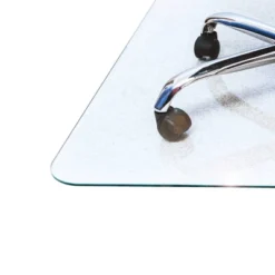 36"x48" Reinforced Glass Executive Glacier Mat For Hard Floors & All Pile Carpets - Cleartex -Chic Furniture Store GUEST 34707c28 b31a 43c9 8e1d b52d75cff9ee