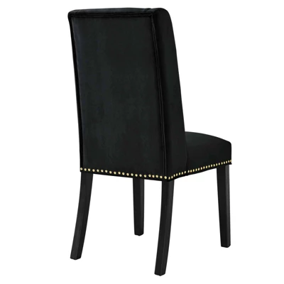 Set Of 2 Baron Performance Velvet Dining Chairs - Modway 3 Set Of 2 Baron Performance Velvet Dining Chairs - Modway - Image 3