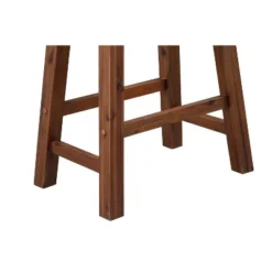 3pc Rectangular Brittany Bar Height Dining Set Wire Brushed Finish Chestnut - Boraam -Chic Furniture Store GUEST 34ebbd3a 4d0e 4044 8fcf 9932ee2b220a