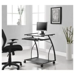 Edgeview Mobile Computer Desk - Black - Room & Joy -Chic Furniture Store GUEST 351781e5 817c 4ecb 95e8 a56ca6fde82c