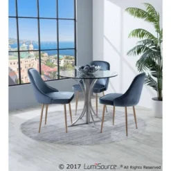 Set Of 2 Marcl Contemporary Dining Chair Gold/Blue - LumiSource 17 Set Of 2 Marcl Contemporary Dining Chair Gold/Blue - LumiSource -Chic Furniture Store GUEST 378a560d 4438 4aa3 bbeb 988a46824edb