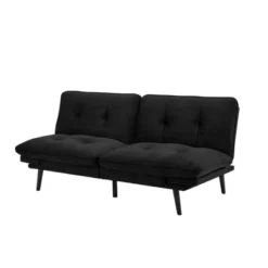 Finley Convertible Futon Sofa Bed Black - Serta -Chic Furniture Store GUEST 38121e83 dc94 4283 b7b0 041ee87cf536