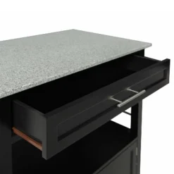 Cameron Kitchen Cart With Granite Top - Linon -Chic Furniture Store GUEST 3917555d 5f54 4640 a8bd 316e929263fa