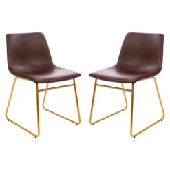 Emma And Oliver 18 Inch Indoor Dining Table Chairs, LeatherSoft Upholstery-Set Of 2 32 Emma And Oliver 18 Inch Indoor Dining Table Chairs, LeatherSoft Upholstery-Set Of 2 -Chic Furniture Store GUEST 3ad18e2c 50e2 4601 a66f a732d1eb6b29