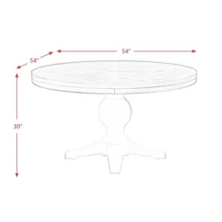 Barrett Round Standard Height Dining Table Natural/White - Picket House Furnishings 21 Barrett Round Standard Height Dining Table Natural/White - Picket House Furnishings -Chic Furniture Store GUEST 3b1250ad fb6d 4646 929c c65169989d54