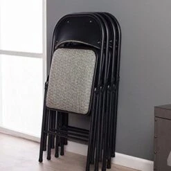 MECO 4-Pack Of Sudden Comfort Deluxe Fabric Padded Folding Dinning Chairs With 16 X 16 Inch Seat And Non Marring Leg Caps -Chic Furniture Store GUEST 3e1fb828 1a1d 41c1 af6f e105abd6f116