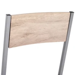 HOMCOM 5 Piece Modern Rectangular Dining Room Table Set With 4 Metal Frame Chairs For Kitchen, Breakfast Nook, Dinette -Chic Furniture Store GUEST 3f359780 3244 433f 9bbb fec386460fe3