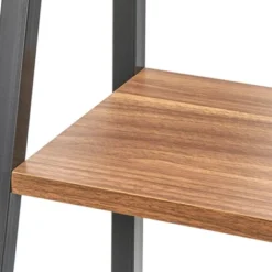 3pc Denton Ladder Desk And Shelf Walnut/Black - Buylateral -Chic Furniture Store GUEST 3f75ee8a f1bc 4b19 b88a 514a2b7af72c