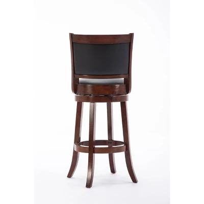 Boraam Industries Augusta Swivel 29" Barstool - Light Cherry 2 Boraam Industries Augusta Swivel 29" Barstool - Light Cherry - Image 2