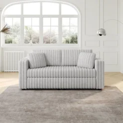 NicBex Couches For Living Room 44.9" Single Sofa Minimalist Corduroy Upholstered Sofa Couch With Pull Out Storage And 1 Piilow For Bedroom -Chic Furniture Store GUEST 46355d2e 00d6 4a5c 9e7b 498496f468a9