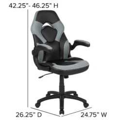 Emma And Oliver Gaming Desk & Chair Set With Cup Holder, Headphone Hook, And Monitor Stand -Chic Furniture Store GUEST 48fa36fb 2f67 4236 aa19 2333d6fdb009