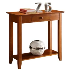 American Heritage Hall Table With Drawer Shelf - Breighton Home -Chic Furniture Store GUEST 490b54ab 8113 45c6 ad29 4468b21eb5d8