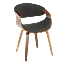 Curvo Mid-Century Modern Dining Accent Chair - LumiSource -Chic Furniture Store GUEST 49928ae0 1c20 434b b99b 71fb80ef34af