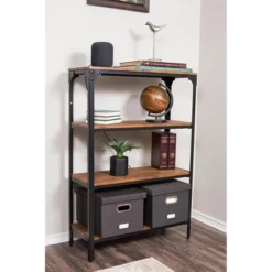 Internet's Best 4-Pack Collapsible File Storage Organizer With Lid - Charcoal -Chic Furniture Store GUEST 49f9f709 125a 4e50 80ba d676b074385b