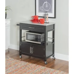 Cameron Kitchen Cart With Granite Top - Linon -Chic Furniture Store GUEST 4a826506 d33f 4a83 b249 c4013c25eac5