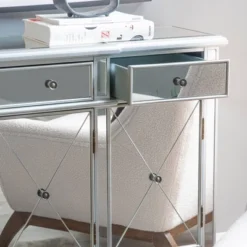 Falcone Console Silver - Powell Company -Chic Furniture Store GUEST 4b62a470 bb84 4bd2 8f67 265b200801f3