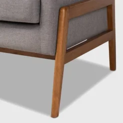 Perris Upholstered Wood Sofa Light Gray/Walnut - Baxton Studio 12 Perris Upholstered Wood Sofa Light Gray/Walnut - Baxton Studio -Chic Furniture Store GUEST 4c346d02 a23f 4c44 8de8 50f7c223f337