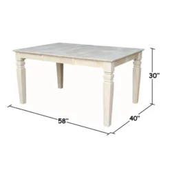 Java Butterfly Drop Leaf Extendable Dining Table - Unfinished - International Concepts 17 Java Butterfly Drop Leaf Extendable Dining Table - Unfinished - International Concepts -Chic Furniture Store GUEST 4cda6cc7 66bd 4643 a54d cc75708fb1de