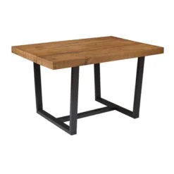 52" Modern Farmhouse Solid Wood Distressed Plank Top Dining Table - Saracina Home 13 52" Modern Farmhouse Solid Wood Distressed Plank Top Dining Table - Saracina Home -Chic Furniture Store GUEST 4d191e81 4a83 4d71 bdcf a714caff4e6f