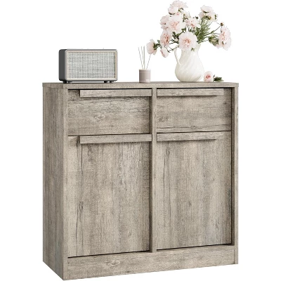 Sideboard Buffet Cabinet With 2 Drawers, 31.5" Large Coffee Cabinet With Storage, Modern Storage Buffet Table For Kitchen Dining Room, Living Room 5 Sideboard Buffet Cabinet With 2 Drawers, 31.5" Large Coffee Cabinet With Storage, Modern Storage Buffet Table For Kitchen Dining Room, Living Room - Image 5