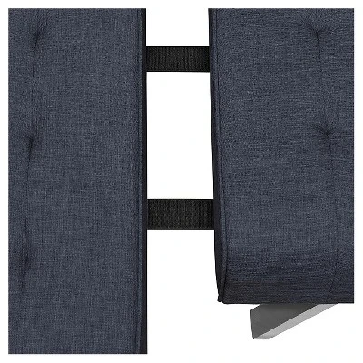 Eve Velvet Upholstered Convertible Futon - Room & Joy 10 Eve Velvet Upholstered Convertible Futon - Room & Joy - Image 10