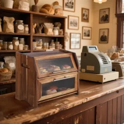 Farmhouse Acacia Wood Bread Box–2-Tier Rustic Storage With Clear Acrylic Door & Freshness Vents | Spacious Countertop Organizer For Bread, Baked Goods 14 Farmhouse Acacia Wood Bread Box–2-Tier Rustic Storage With Clear Acrylic Door & Freshness Vents | Spacious Countertop Organizer For Bread, Baked Goods -Chic Furniture Store GUEST 4f6dc0a6 3aee 4f27 bdf7 e9a582352f67