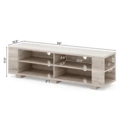 Costway TV Stand Entertainment Media Center Console For TV's Up To 65'' W/Storage Shelves -Chic Furniture Store GUEST 50932c3f eee9 4ccf b170 3a60103c380e