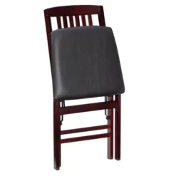 Set Of 2 Triena Mission Back Folding Chair Espresso - Linon -Chic Furniture Store GUEST 5174d55e 73f8 4490 baac b8ca8f857311
