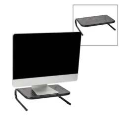 Mind Reader 2pk Metal Monitor Stand And Riser Black -Chic Furniture Store GUEST 5313f651 5ad5 4f09 aa2c f326b2ae403e