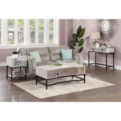 Gabby Chic 1 Drawer Console Table White - Treasure Trove Accents -Chic Furniture Store GUEST 532574f2 5358 4284 a926 159978de1c75