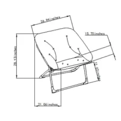Folding Dish Kids’ Chair - Pillowfort™ -Chic Furniture Store GUEST 53cafdeb cd12 4604 8d7b b3a6678386a0