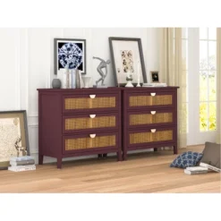 Archie Ash Wood Veneer 3-drawer And Pine Legs Accent Cabinet With Storage- Maison Boucle -Chic Furniture Store GUEST 57a3aed4 d5d8 4f32 a43a 4fd32420f2f0