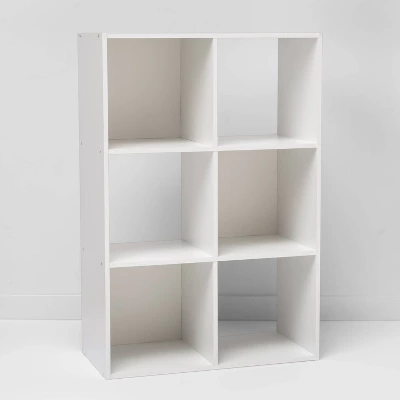 11" 6 Cube Organizer Shelf - Room Essentials 2 11" 6 Cube Organizer Shelf - Room Essentials - Image 2