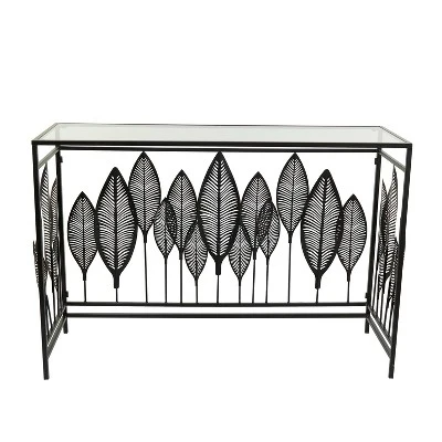 30" X 44" Contemporary Metal Console Table - Olivia & May 6 30" X 44" Contemporary Metal Console Table - Olivia & May - Image 6