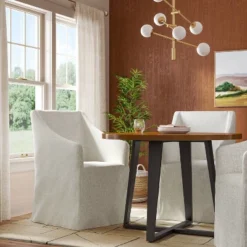 Sloped Arm Slipcovered Dining Chair - Threshold™ -Chic Furniture Store GUEST 5c1d703e 0321 42a6 927d 855298a50ee2