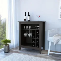 Gulches Black Bar Cabinet: Elegant Storage & Wine Organization -Chic Furniture Store GUEST 5ccbf288 72be 4793 a253 7e158eaff770