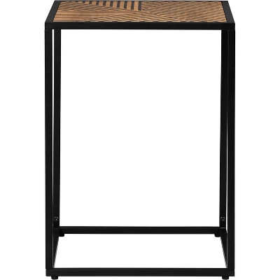 Julian Modern Side Table Black - Adore Decor 1 Julian Modern Side Table Black - Adore Decor