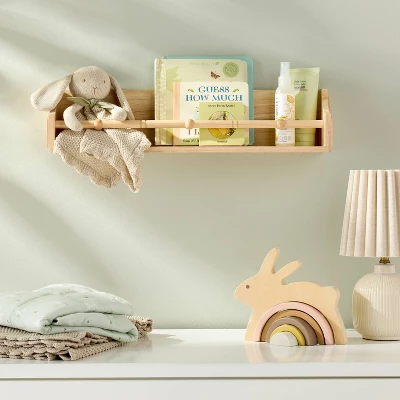 Single Rail Wall Shelf - Hearth & Hand™ With Magnolia 1 Single Rail Wall Shelf - Hearth & Hand™ With Magnolia