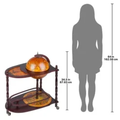 Design Toscano Old World Extended Shelf Italian Replica Globe Bar Cart 13 Design Toscano Old World Extended Shelf Italian Replica Globe Bar Cart -Chic Furniture Store GUEST 61f89fd2 e101 4ea5 ac99 b0f448383b89