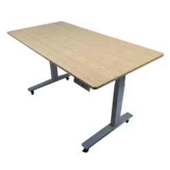 48"x30" Electric Standing Desk With Adjustability ( 27.2"-45.3") Natural Bamboo Gray - Uncaged Ergonomics -Chic Furniture Store GUEST 6216dc77 6e4d 4021 b1f4 2d2a9e8a66b3