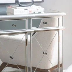 Falcone Console Silver - Powell Company -Chic Furniture Store GUEST 64798537 91df 489a ab46 b0522d80f66b