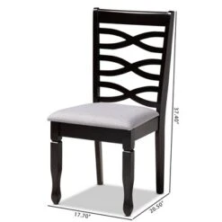 4pc Lanier Finished Wood Dining Chairs - Baxton Studio 10 4pc Lanier Finished Wood Dining Chairs - Baxton Studio -Chic Furniture Store GUEST 65ced909 fe72 4baa b510 10b5f354f71a
