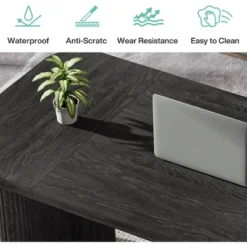 Tribesigns 62" Executive Desk, Large Office Computer Desk With Double Pedestal, Modern Simple Rectangle Writing Table For Home Office 16 Tribesigns 62" Executive Desk, Large Office Computer Desk With Double Pedestal, Modern Simple Rectangle Writing Table For Home Office -Chic Furniture Store GUEST 6805d1b1 d4f1 44b1 b87b f606d5a35928